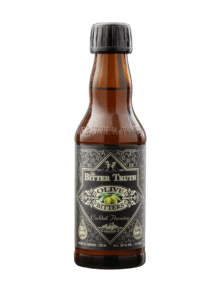 Brown bottle labeled "The Bitter Truth" bitters.