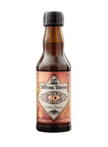 Small bottle of Peach Bitters by Bitter Truth