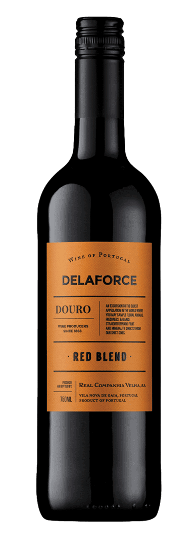 Delaforce Douro Red Blend wine bottle.