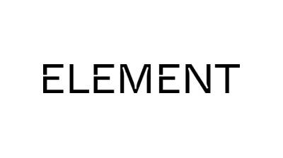 Text logo reading "ELEMENT" in bold font.