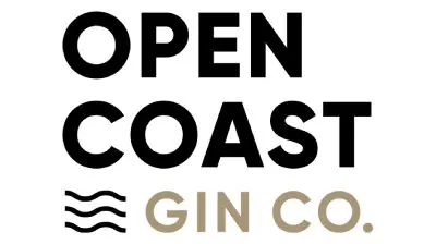 Open Coast Gin Co. black text logo
